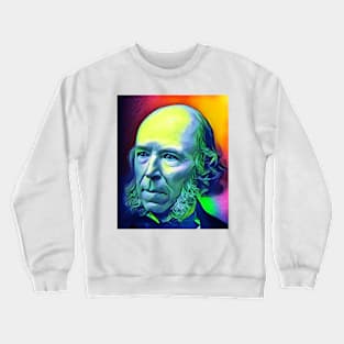 Herbert Spencer Colourful Portrait | Herbert Spencer Artwork 6 Crewneck Sweatshirt